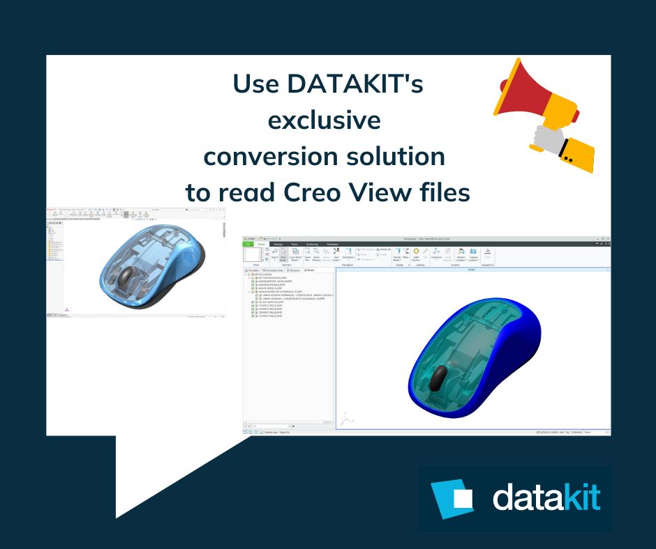 Datakit's development of a solution for reading Creo View files facilitates collaborative working
